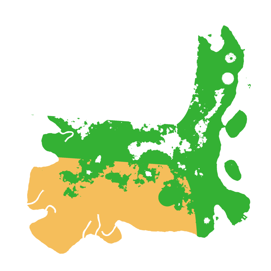 Biome Rust Map: Procedural Map, Size: 4000, Seed: 1553999698