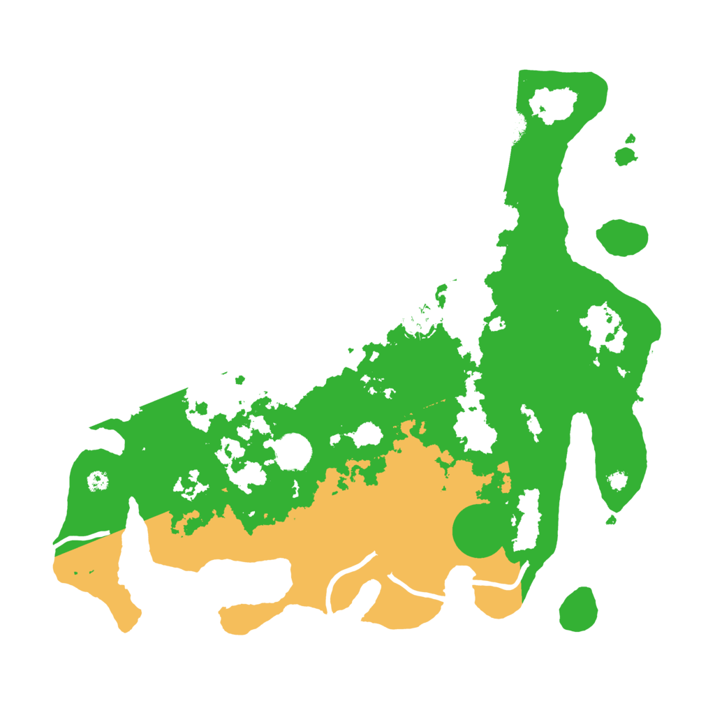Biome Rust Map: Procedural Map, Size: 3500, Seed: 841948740