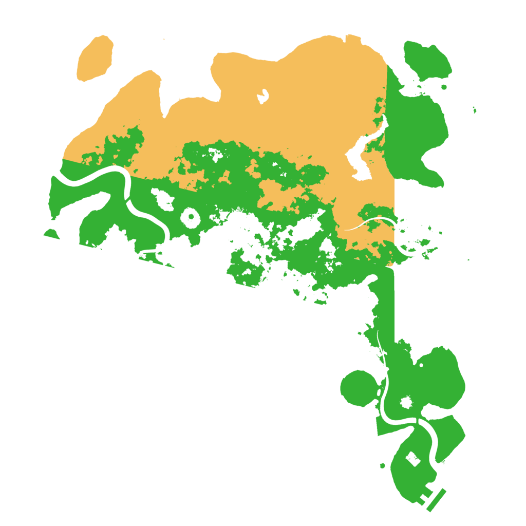 Biome Rust Map: Procedural Map, Size: 4000, Seed: 1368542355