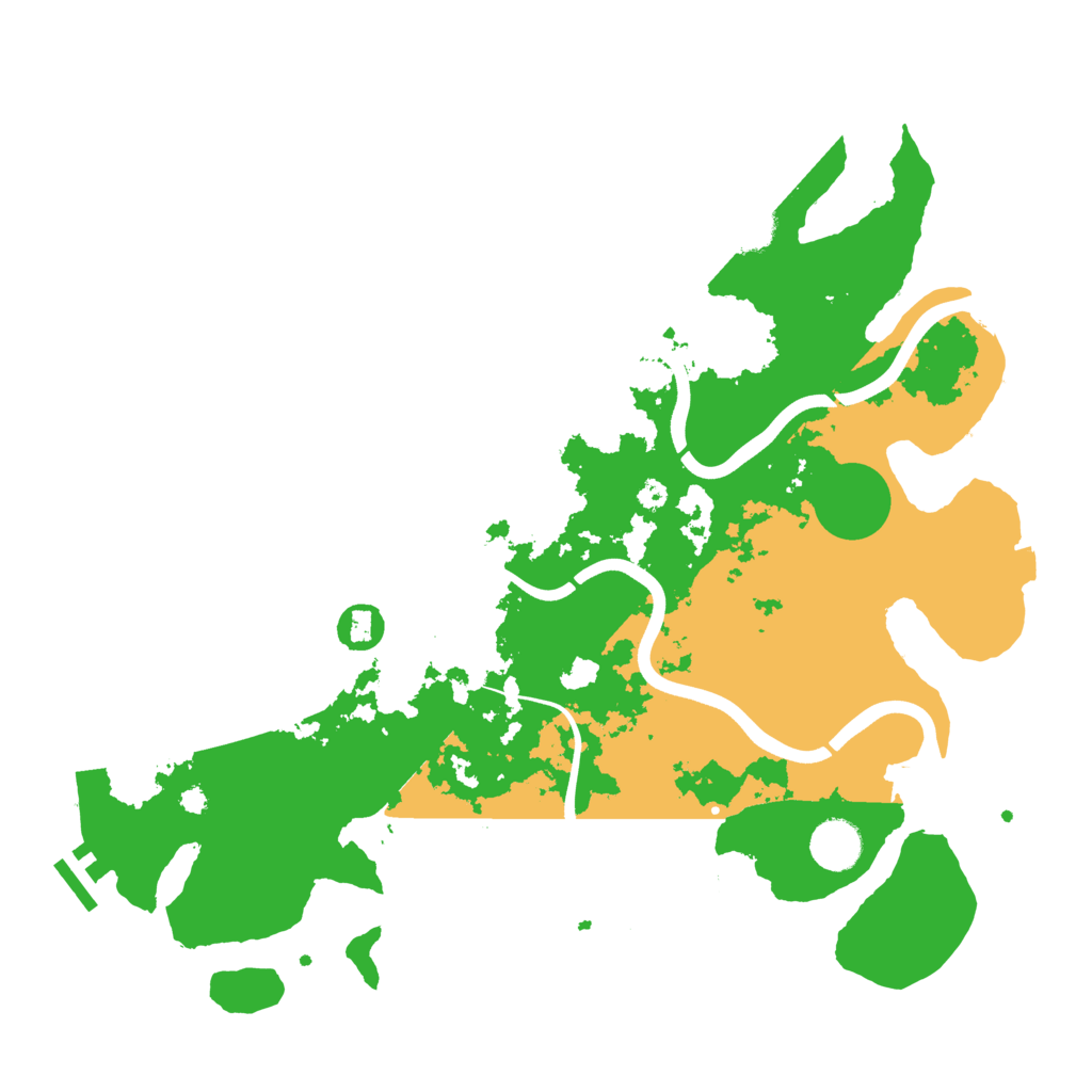 Biome Rust Map: Procedural Map, Size: 3750, Seed: 69689554