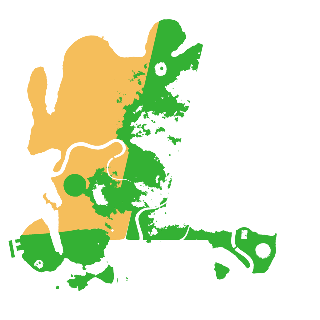 Biome Rust Map: Procedural Map, Size: 3750, Seed: 318833