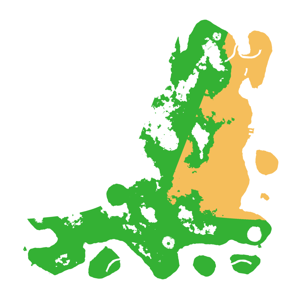 Biome Rust Map: Procedural Map, Size: 3700, Seed: 82641