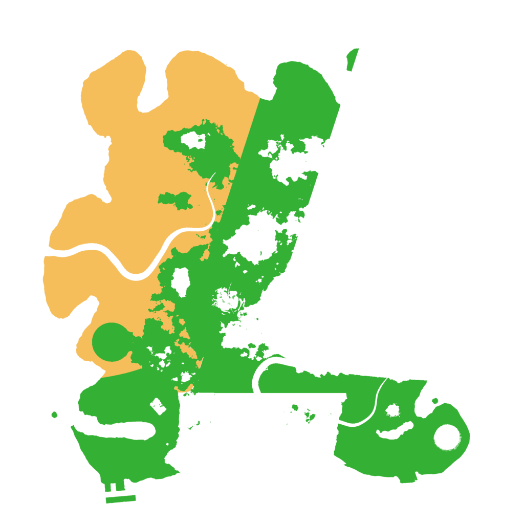 Biome Rust Map: Procedural Map, Size: 3550, Seed: 788836