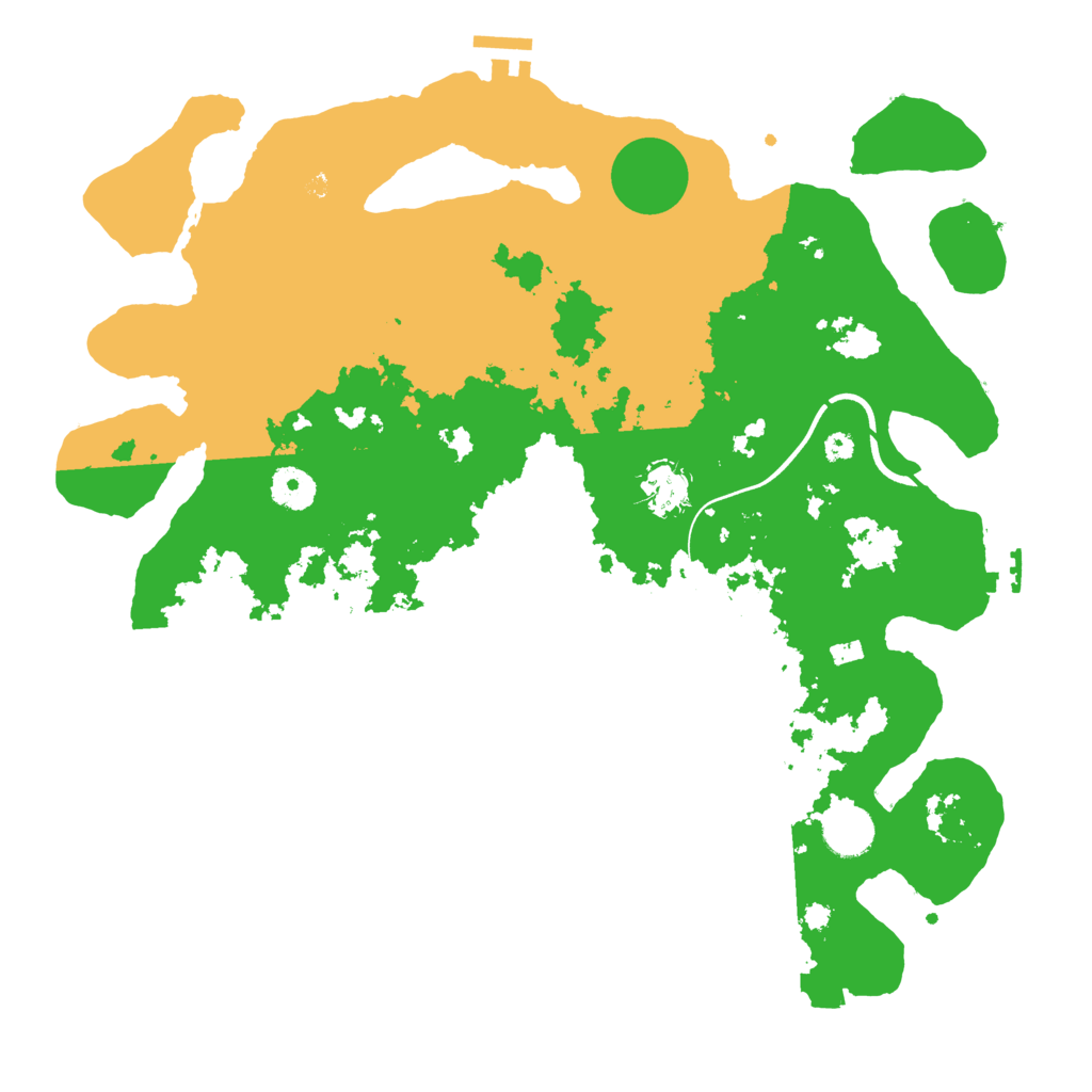 Biome Rust Map: Procedural Map, Size: 3750, Seed: 91935903