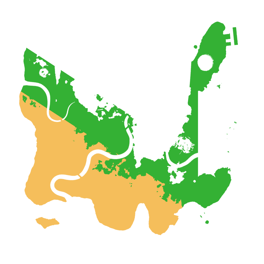 Biome Rust Map: Procedural Map, Size: 3000, Seed: 1923
