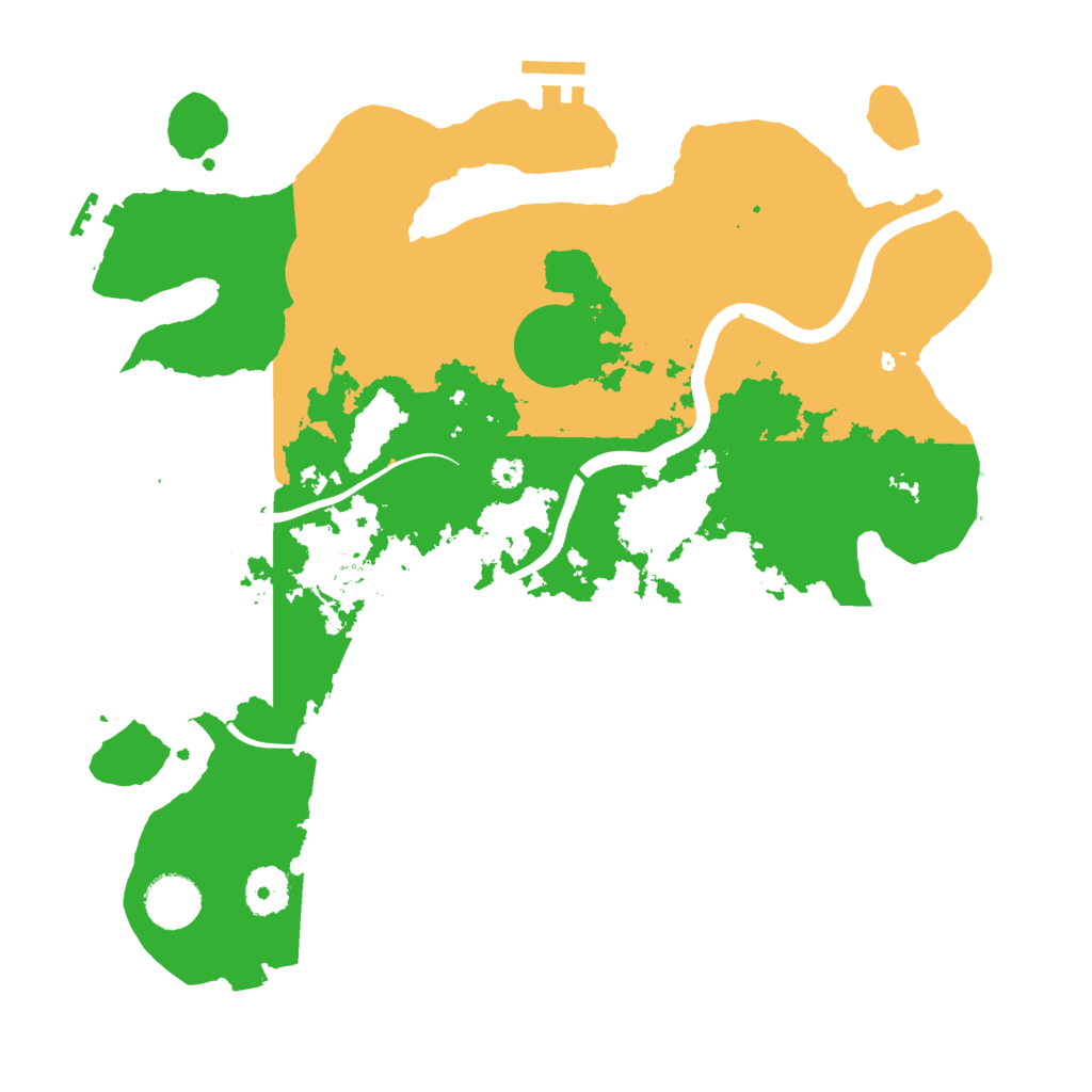 Biome Rust Map: Procedural Map, Size: 3500, Seed: 1218994347