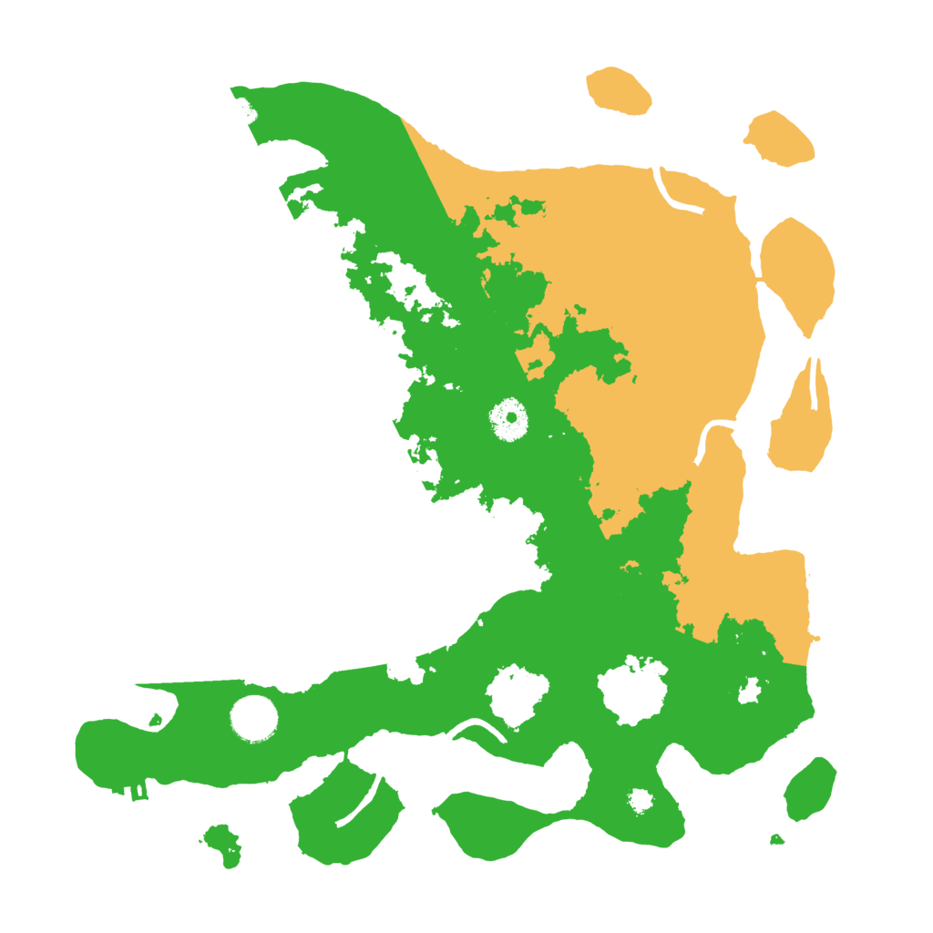 Biome Rust Map: Procedural Map, Size: 3500, Seed: 346280382