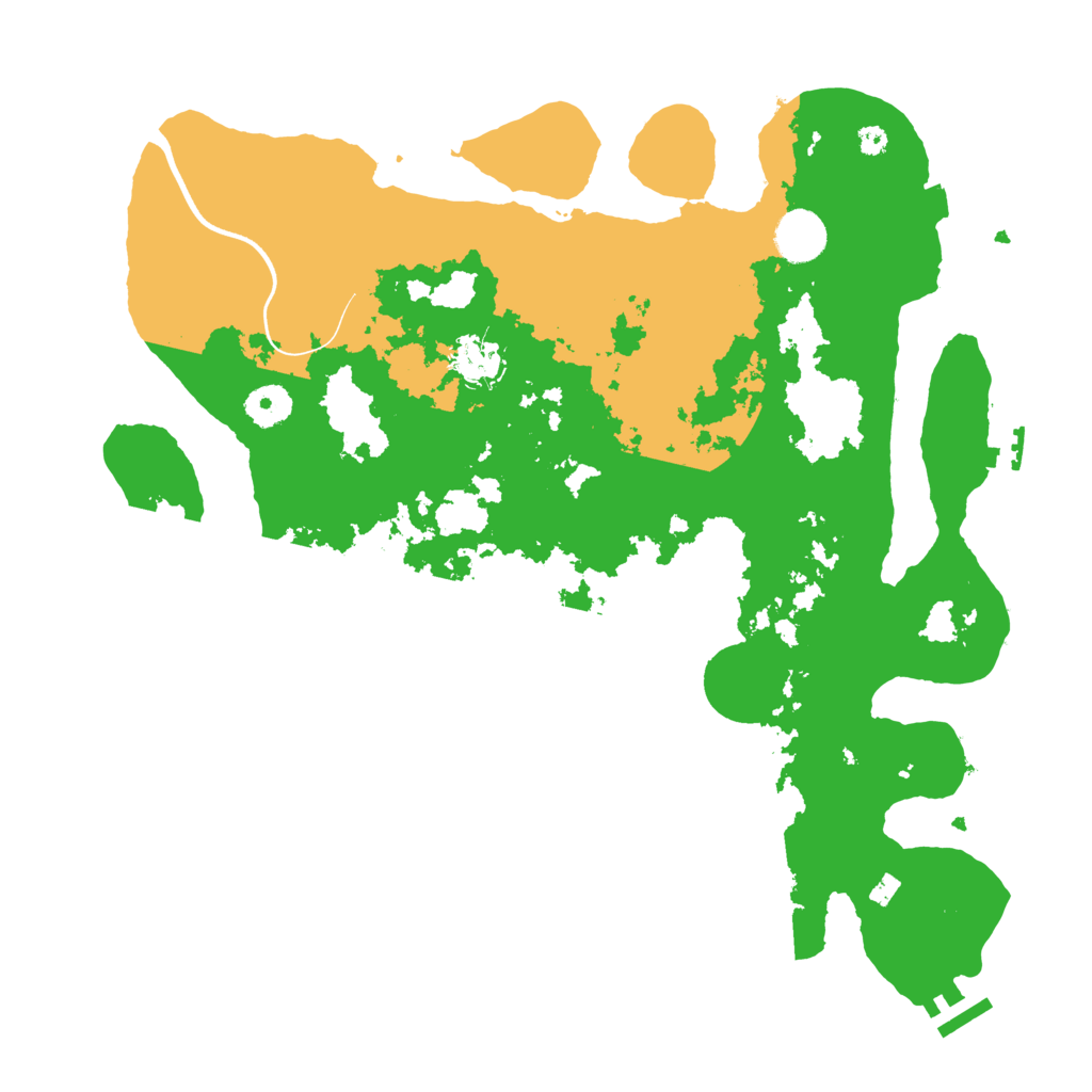 Biome Rust Map: Procedural Map, Size: 3750, Seed: 13739508