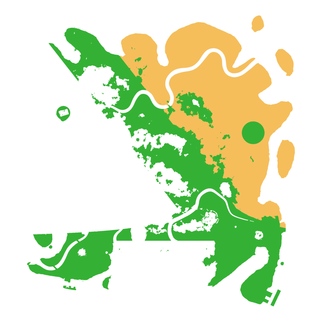 Biome Rust Map: Procedural Map, Size: 3750, Seed: 43620633