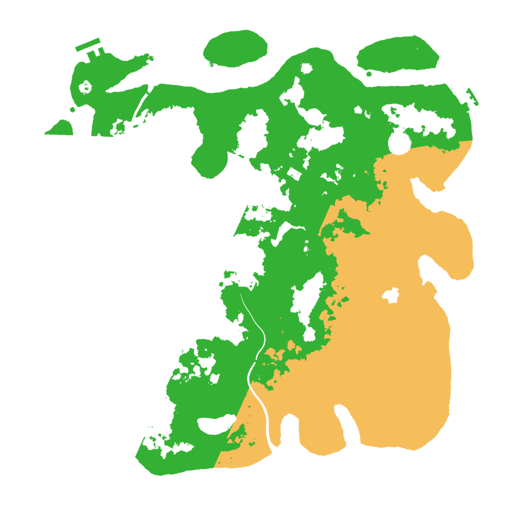 Biome Rust Map: Procedural Map, Size: 4000, Seed: 9734