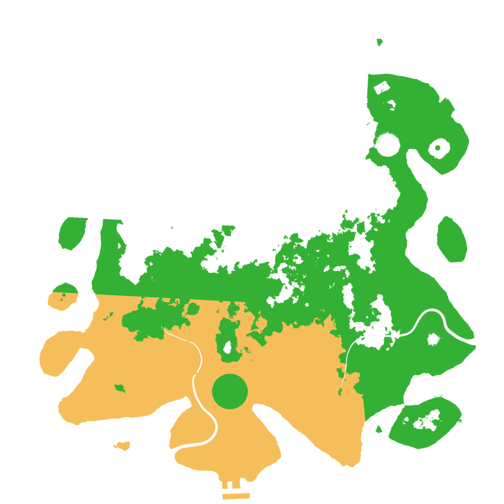 Biome Rust Map: Procedural Map, Size: 3750, Seed: 8137967