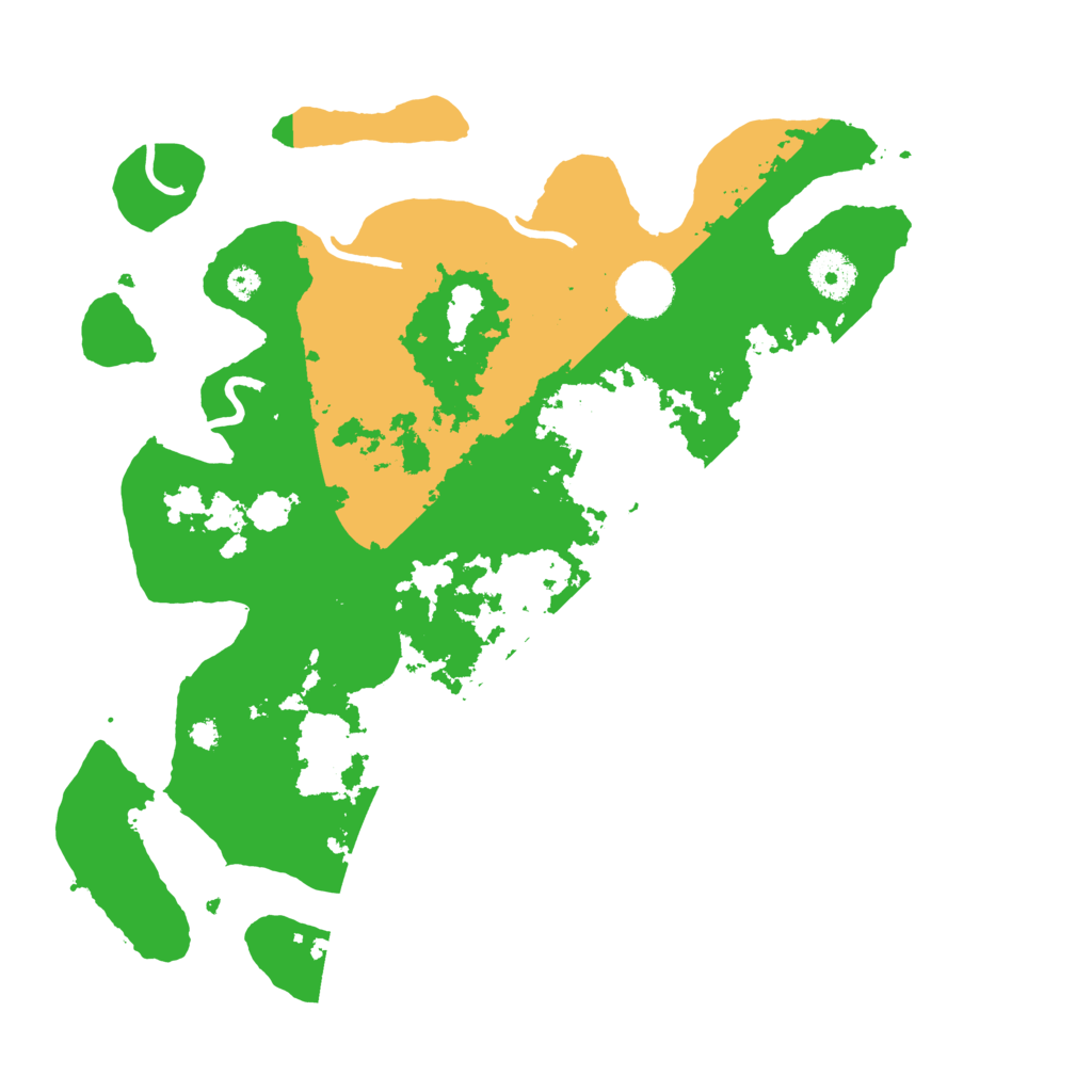Biome Rust Map: Procedural Map, Size: 3500, Seed: 444267746