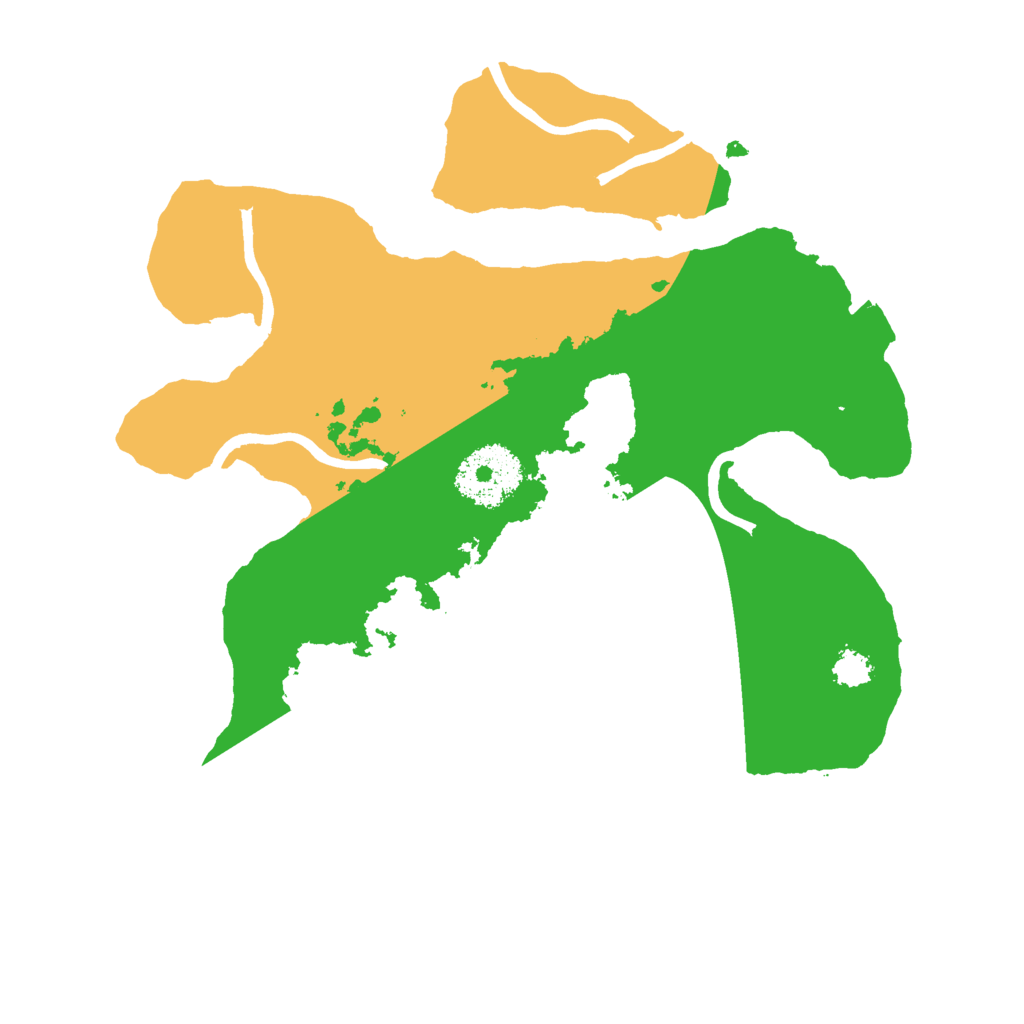 Biome Rust Map: Procedural Map, Size: 2500, Seed: 1273391957