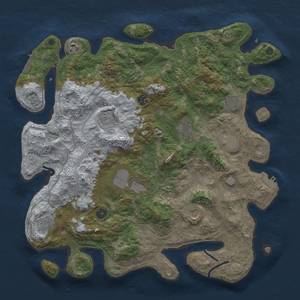 Thumbnail Rust Map: Procedural Map, Size: 4250, Seed: 1856532341, 18 Monuments