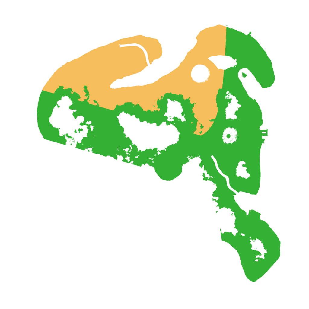 Biome Rust Map: Procedural Map, Size: 3000, Seed: 168467206