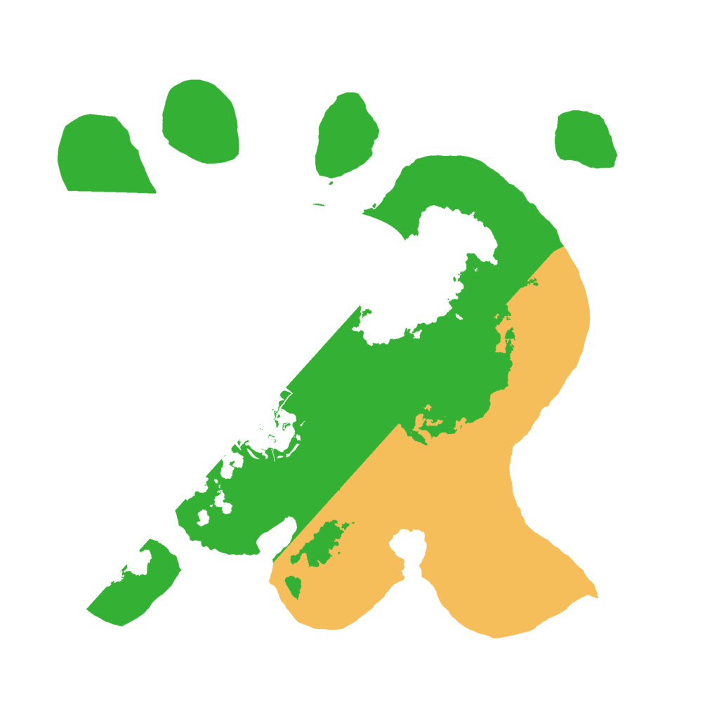 Biome Rust Map: Barren, Size: 2200, Seed: 1234567