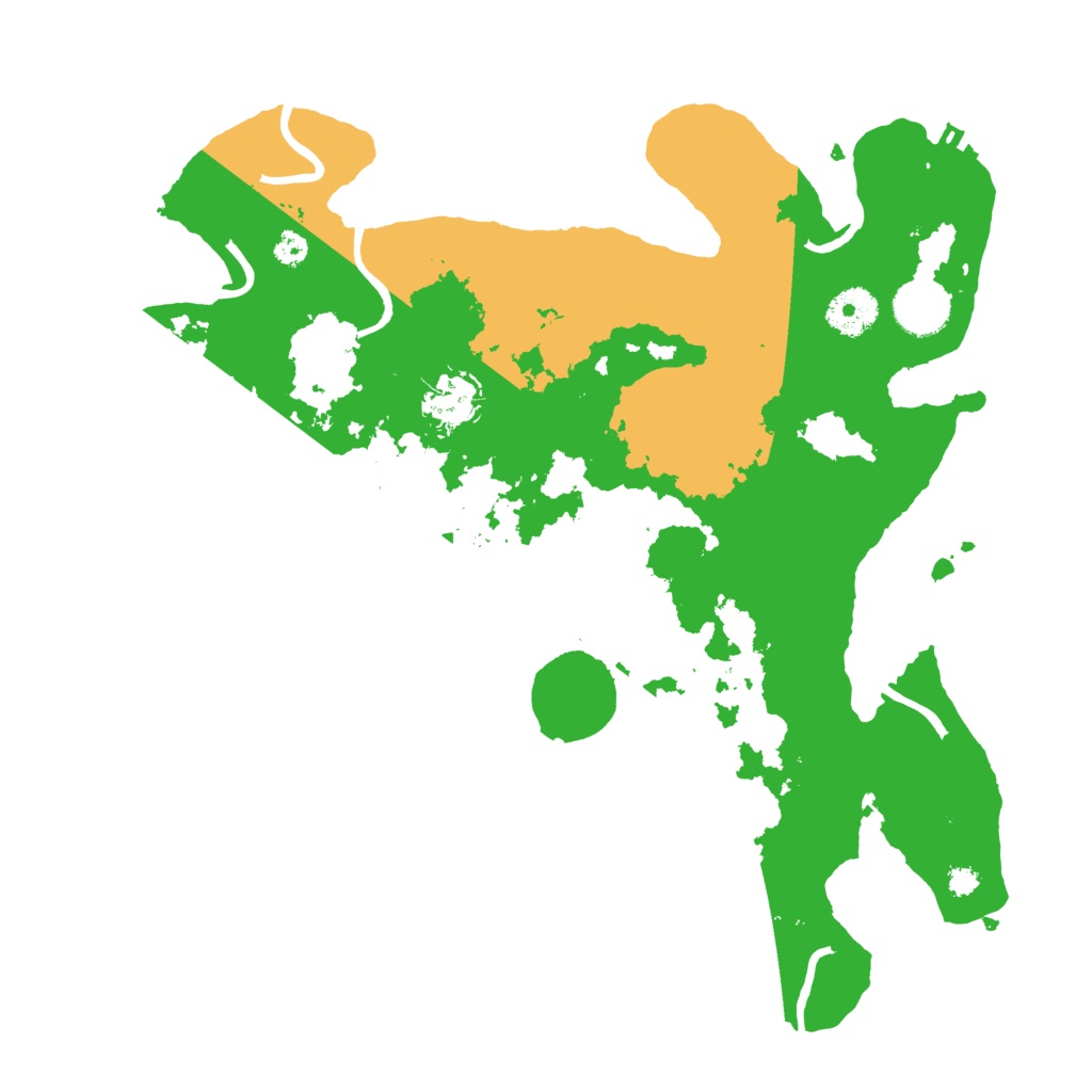 Biome Rust Map: Procedural Map, Size: 3400, Seed: 31337