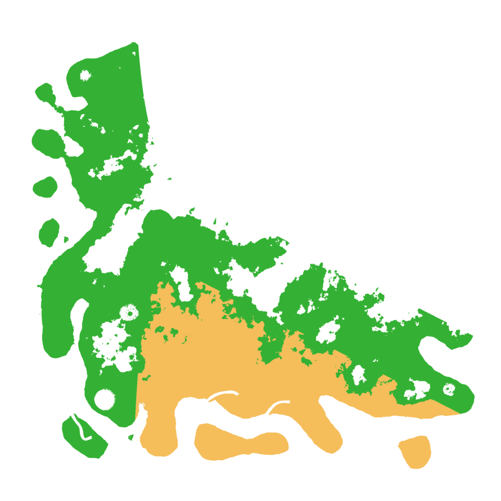 Biome Rust Map: Procedural Map, Size: 4300, Seed: 789543554