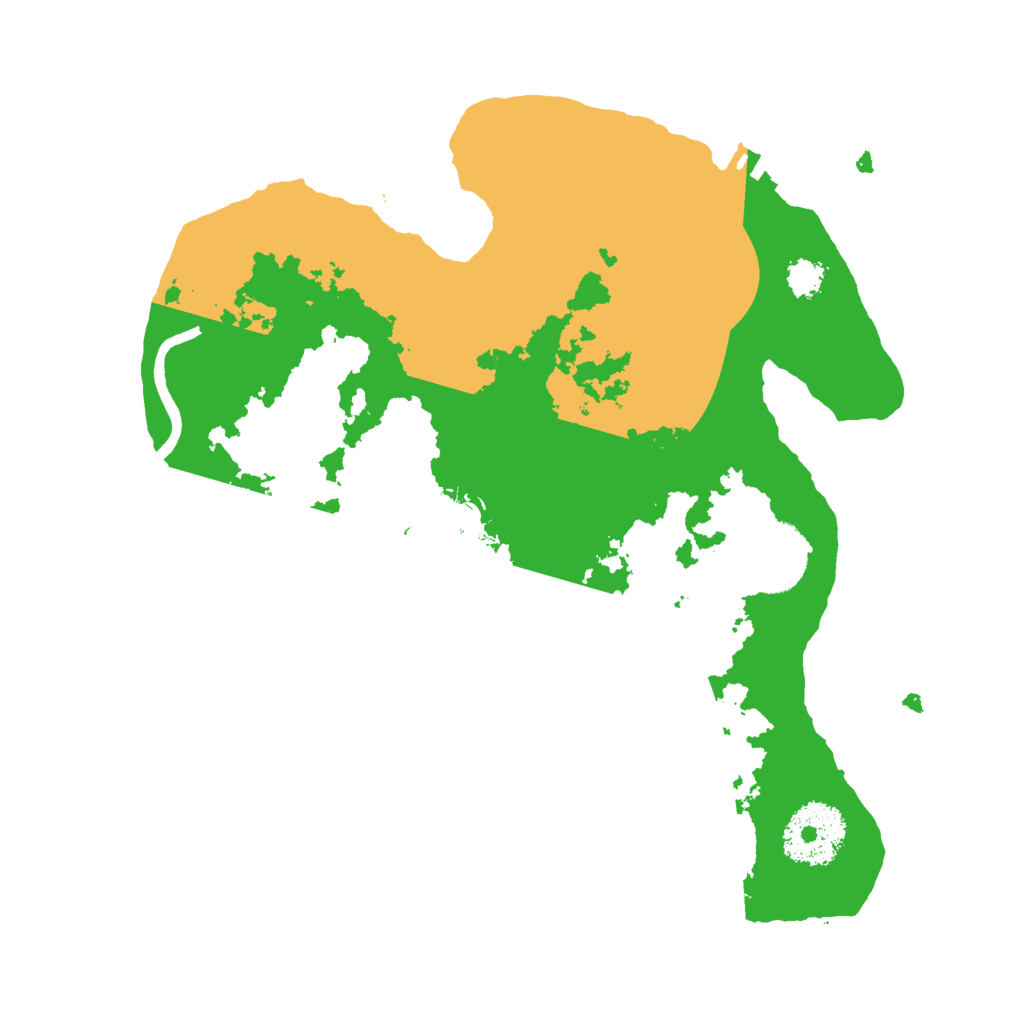 Biome Rust Map: Procedural Map, Size: 2500, Seed: 1884146287