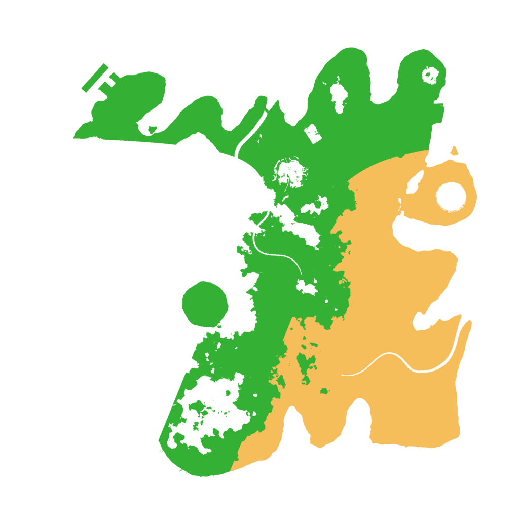 Biome Rust Map: Procedural Map, Size: 3100, Seed: 12345