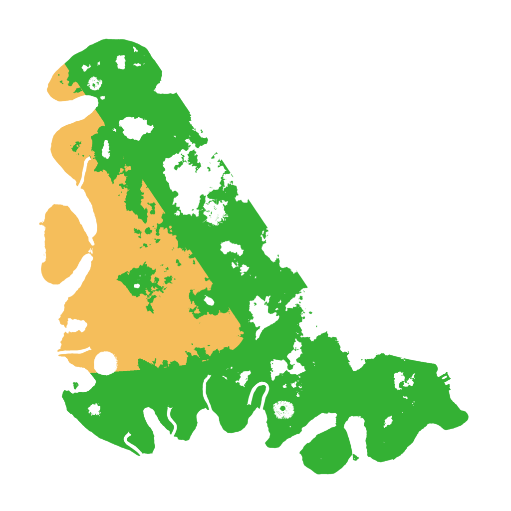 Biome Rust Map: Procedural Map, Size: 3900, Seed: 10103