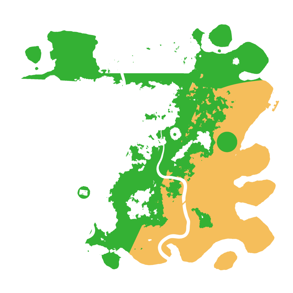 Biome Rust Map: Procedural Map, Size: 3800, Seed: 5386