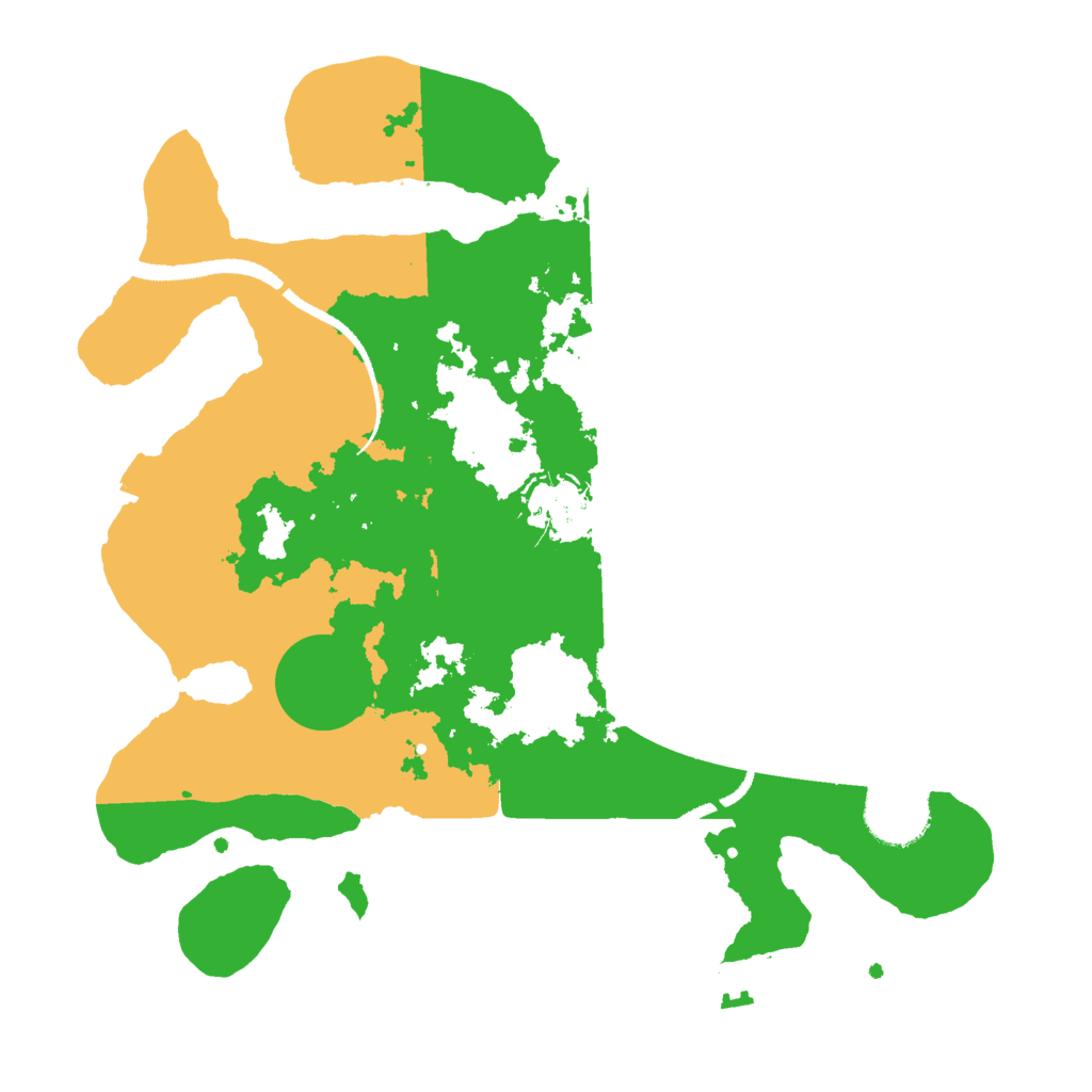 Biome Rust Map: Procedural Map, Size: 3000, Seed: 868144598