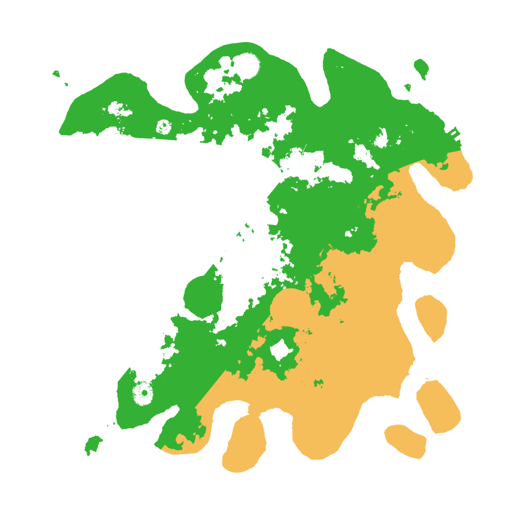 Biome Rust Map: Procedural Map, Size: 3500, Seed: 1676867651