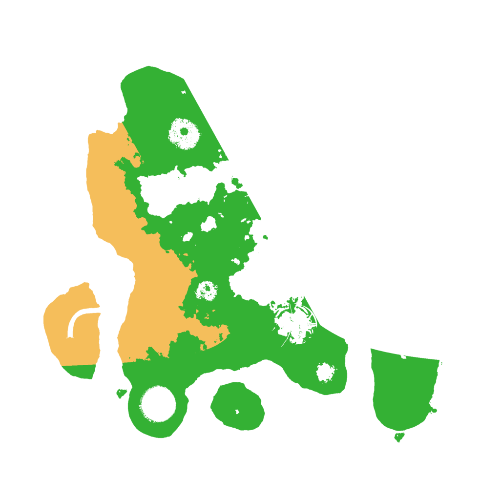 Biome Rust Map: Procedural Map, Size: 2500, Seed: 1577416855