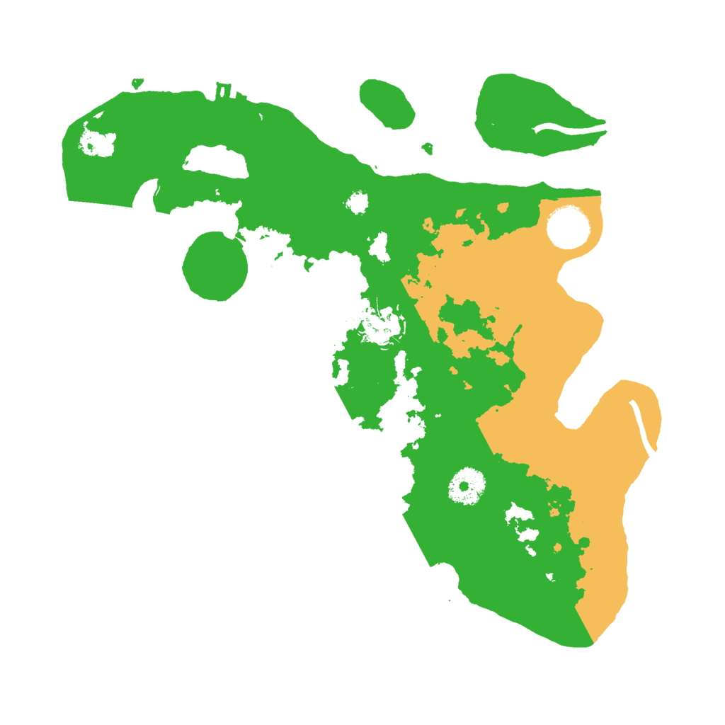 Biome Rust Map: Procedural Map, Size: 3000, Seed: 101408