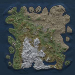 Thumbnail Rust Map: Procedural Map, Size: 4250, Seed: 1937036611, 18 Monuments