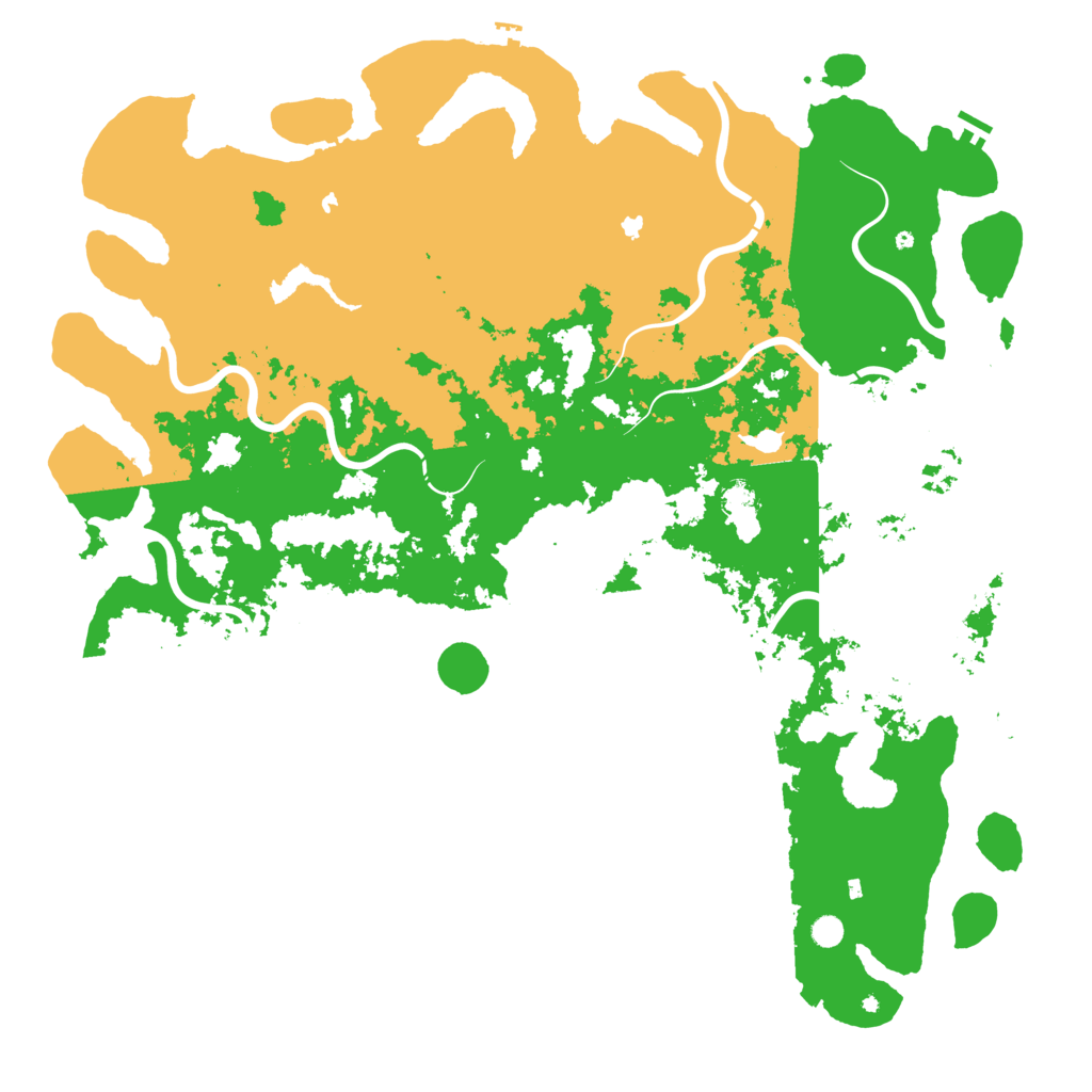 Biome Rust Map: Procedural Map, Size: 6000, Seed: 596613815