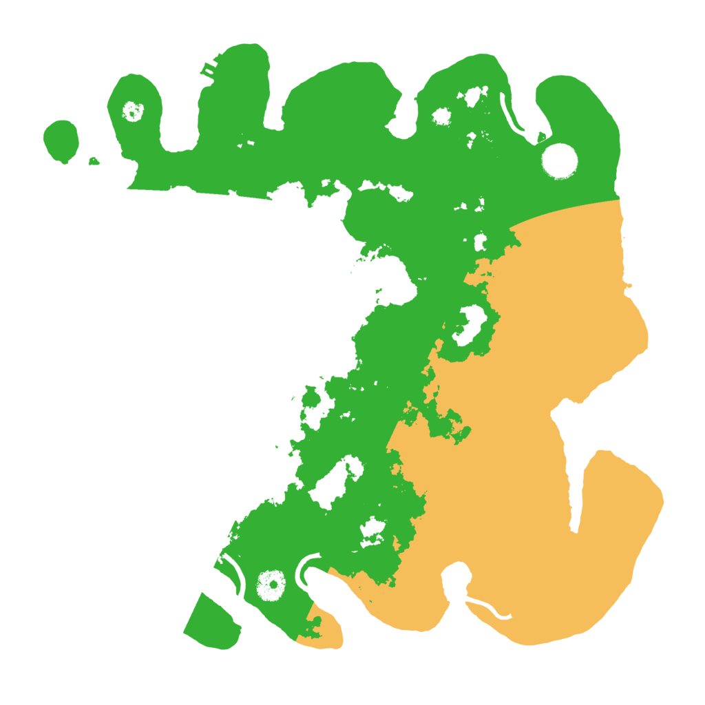 Biome Rust Map: Procedural Map, Size: 3500, Seed: 1628333995