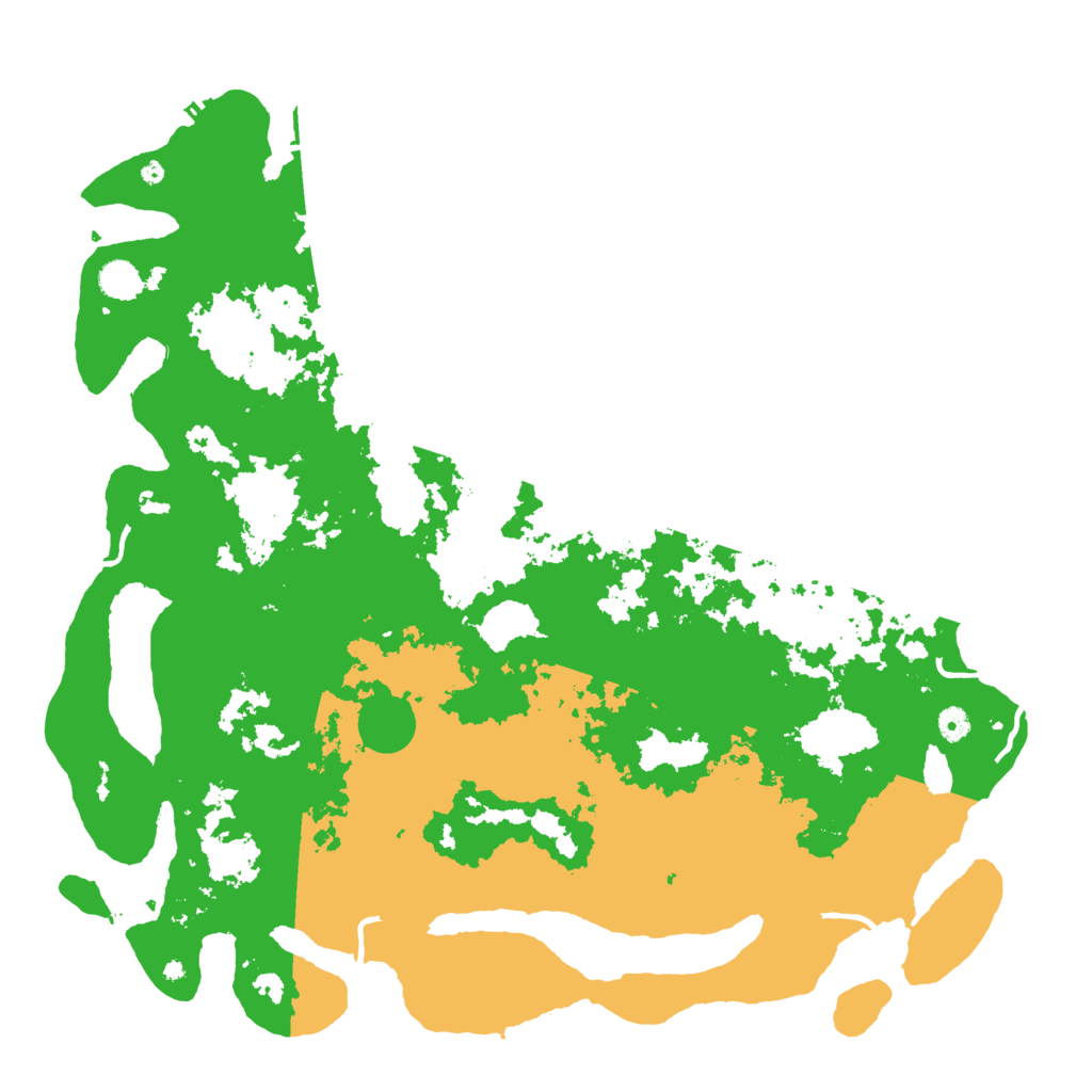 Biome Rust Map: Procedural Map, Size: 5000, Seed: 111811950