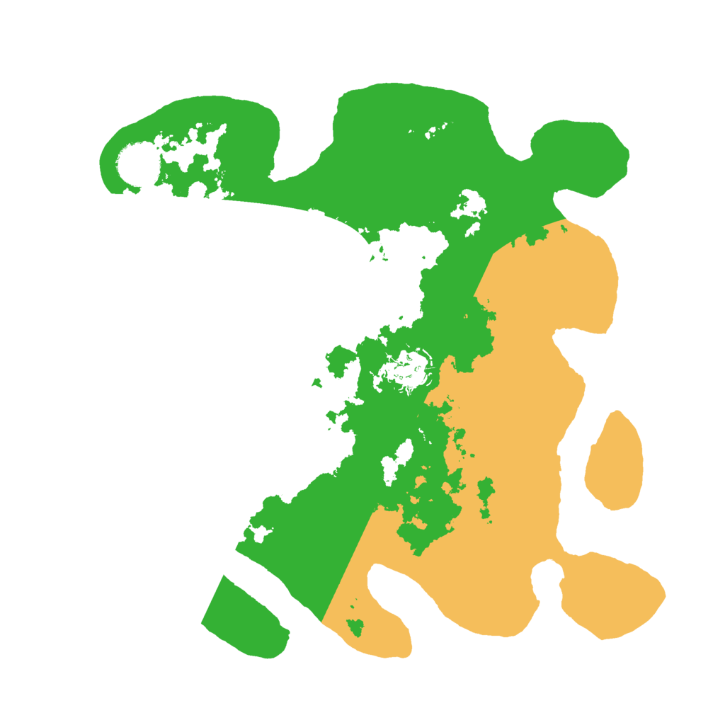 Biome Rust Map: Barren, Size: 3000, Seed: 1628333995