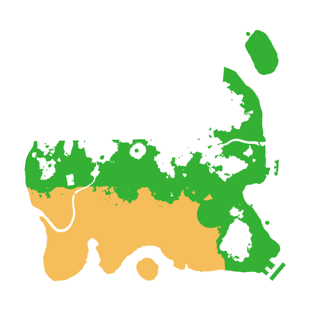 Biome Rust Map: Procedural Map, Size: 3000, Seed: 415581