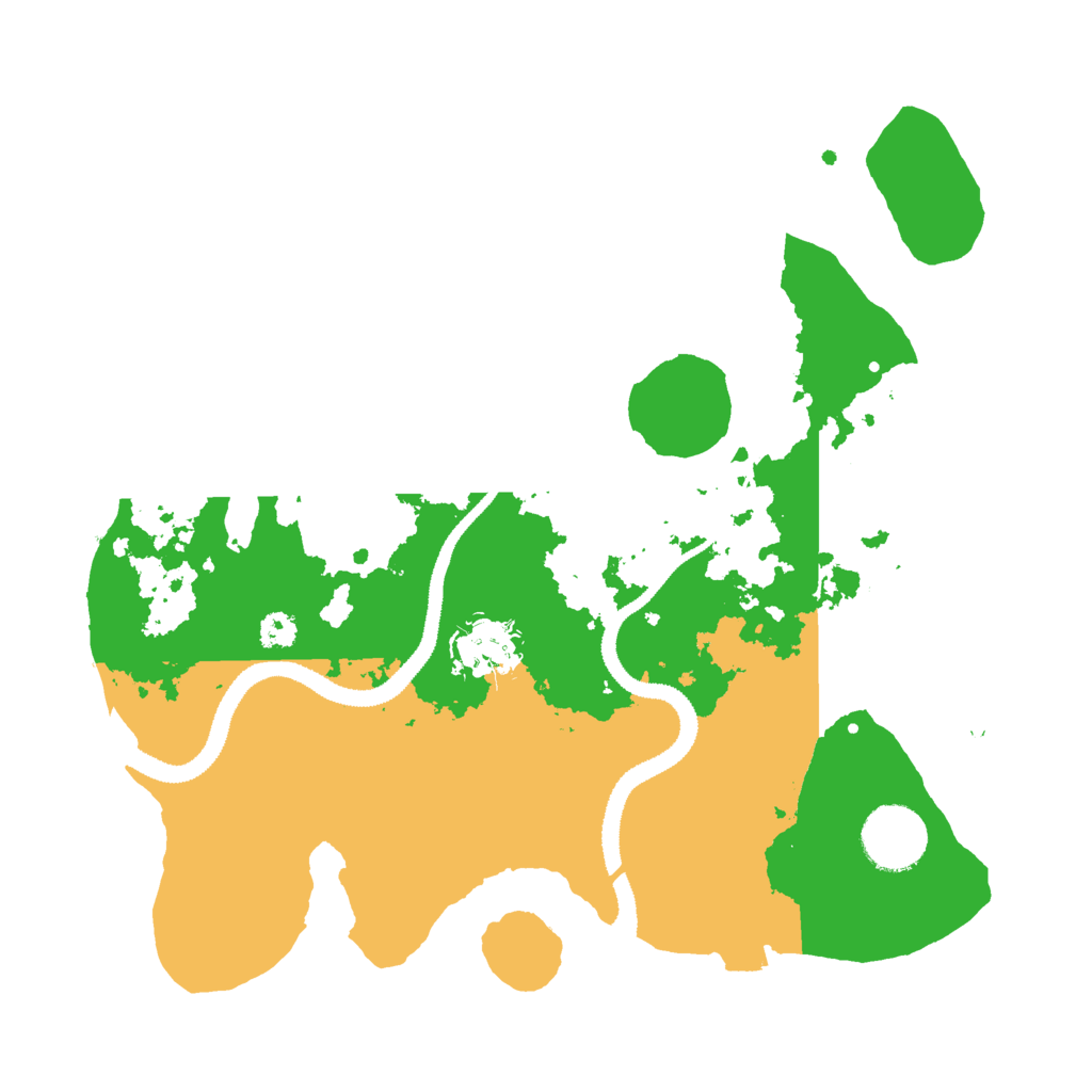 Biome Rust Map: Procedural Map, Size: 3000, Seed: 415581