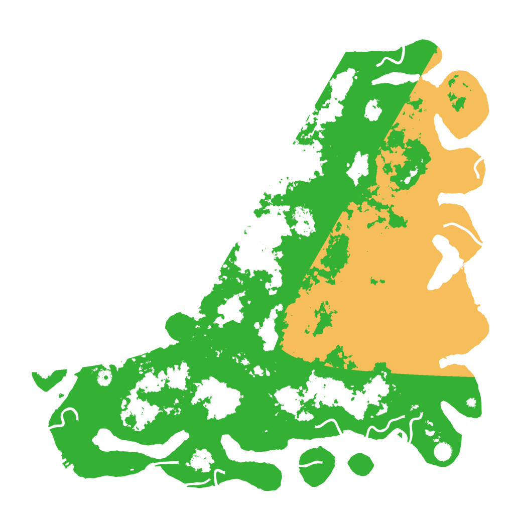 Biome Rust Map: Procedural Map, Size: 5000, Seed: 15504091