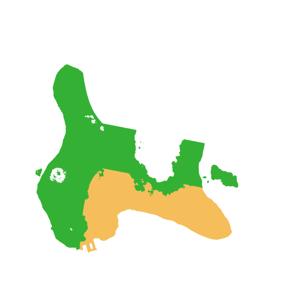 Biome Rust Map: Procedural Map, Size: 2000, Seed: 172482395