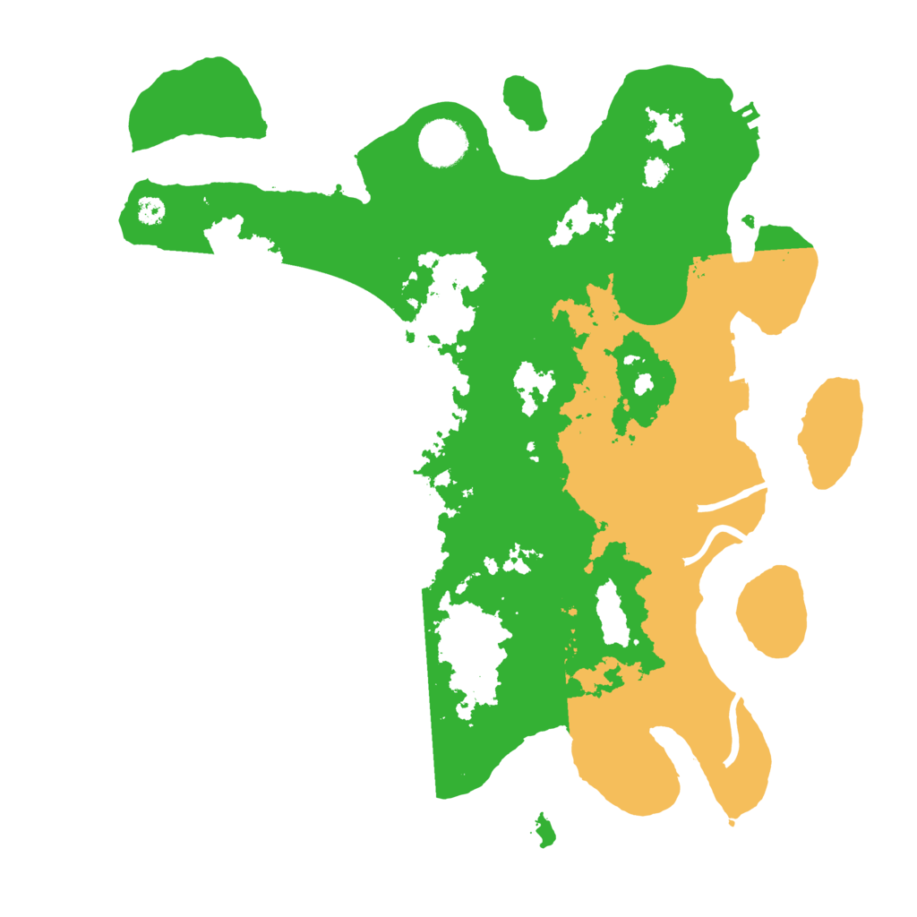 Biome Rust Map: Procedural Map, Size: 3368, Seed: 3487