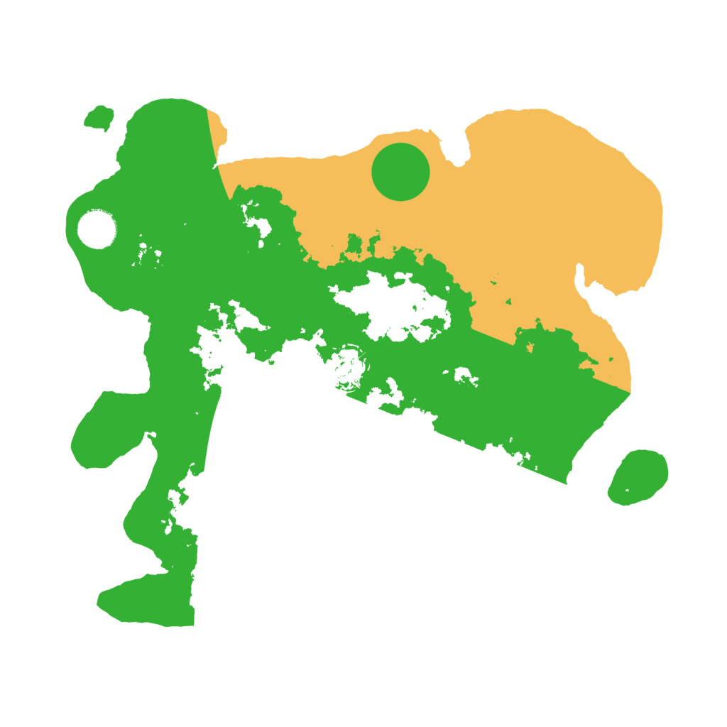 Biome Rust Map: Barren, Size: 3300, Seed: 594149649