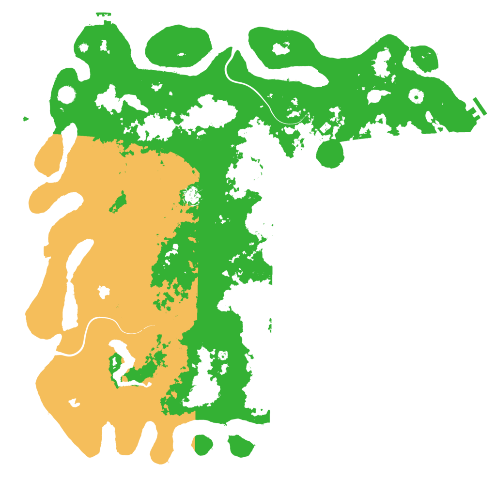 Biome Rust Map: Procedural Map, Size: 5000, Seed: 257113694