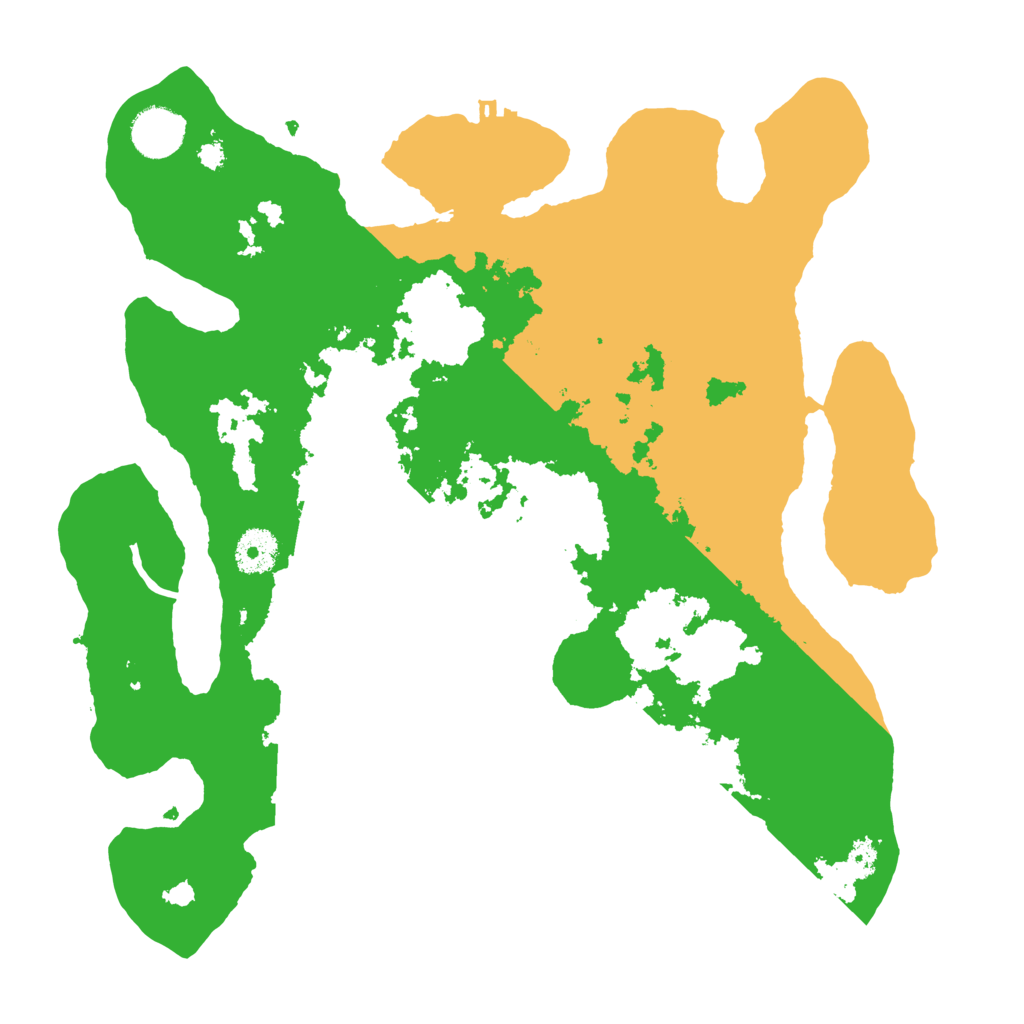 Biome Rust Map: Procedural Map, Size: 3500, Seed: 1126736867