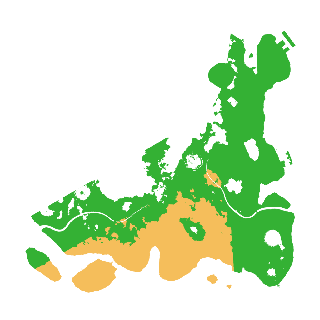 Biome Rust Map: Procedural Map, Size: 3500, Seed: 1530650382