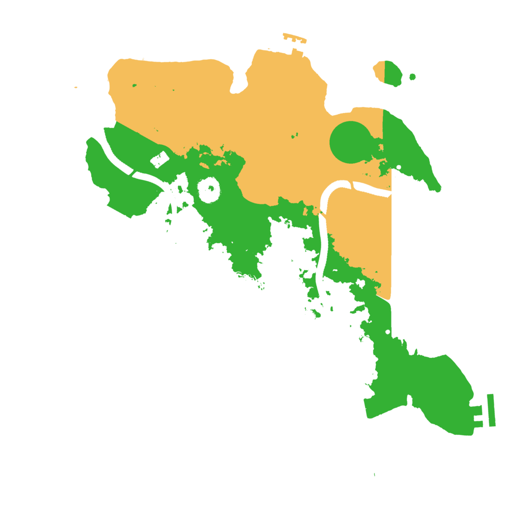 Biome Rust Map: Procedural Map, Size: 3250, Seed: 1868568794