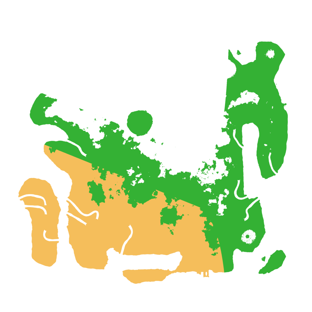 Biome Rust Map: Procedural Map, Size: 3400, Seed: 1007772367