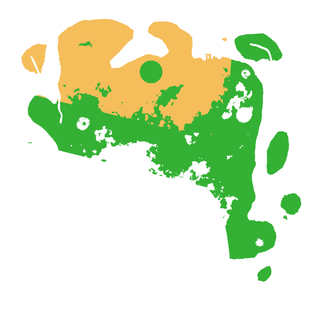 Biome Rust Map: Procedural Map, Size: 3700, Seed: 1657028018