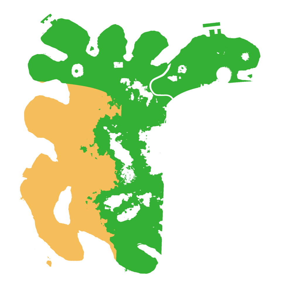 Biome Rust Map: Procedural Map, Size: 3500, Seed: 323513435