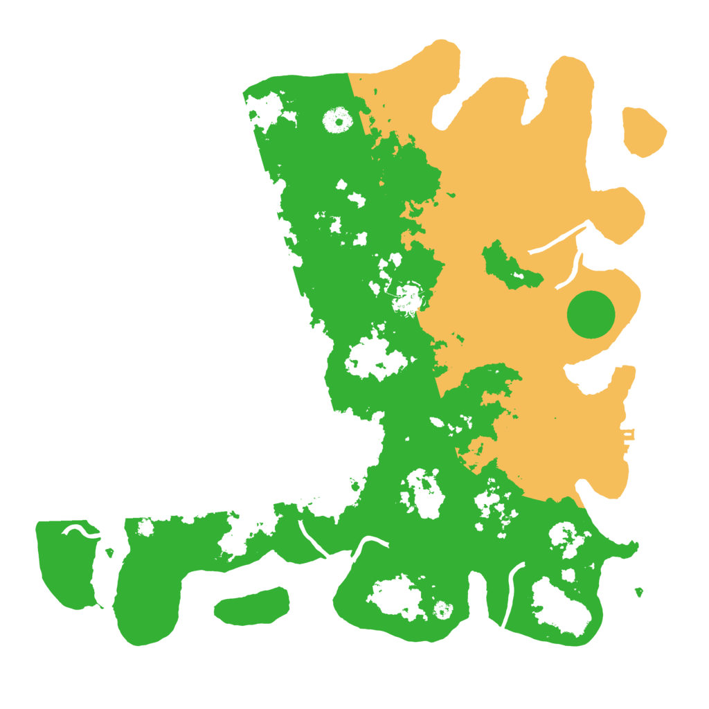 Biome Rust Map: Procedural Map, Size: 3900, Seed: 201029