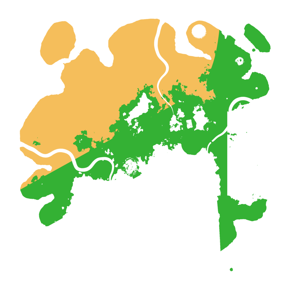 Biome Rust Map: Procedural Map, Size: 3800, Seed: 697550